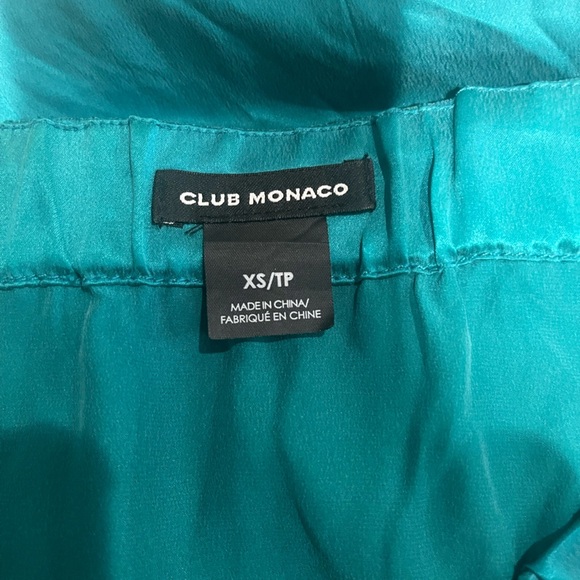 Club Monaco brushed silk strapless romper. GUC - Picture 3 of 4